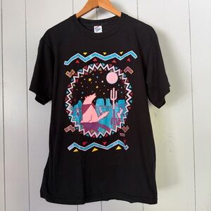 Vintage 1995 Morning Sun New Mexico Aztec Destination Black T Shirt Adult Size L